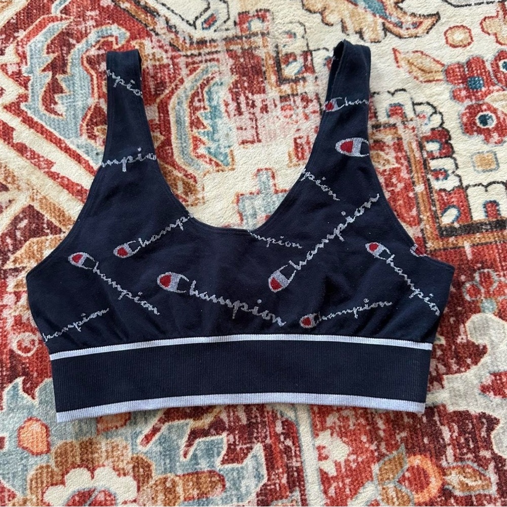 Champion Dark Blue Athletic Top